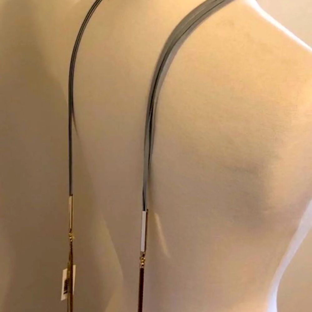 Adorne Back Drop Necklace‎